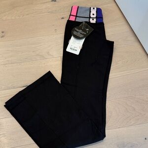 Woman’s black stretchy flare leg Pants